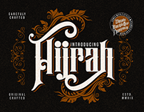 Hijrah - Blackletter Typeface (FREE FONT)