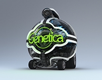 Spiralgraphics Genetica Robot Consept & 3D Rendering