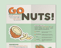 GO NUTS!: vegan ice creams infographic