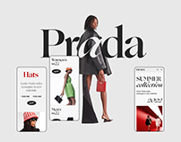 Prada - Redesign website