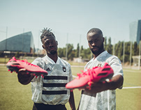 showing skills with the new adidas Hardwired pack