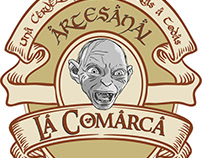 Etiquetas Cerveza "La Comarca"-Labels Beer "La Comarca"