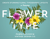 FlowerType for Photoshop