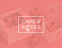 Cake & Roses - Cupcake store Branding