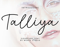 Talliya Signature Font
