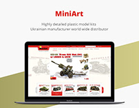 MiniArt/Plastic model kits/Web design/UI/UX