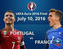 UEFA Euro 2016 Final | POR vs FRA | Infographics