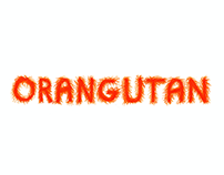 Orangutan typography