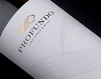 Profundo wine label & logo design