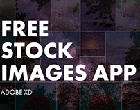 Free stock image app (Adobe XD)