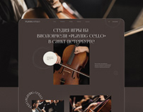 Playing Cello School - Landing Page