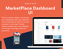 Mobile Store Marketplace UI