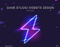 Game studio website design