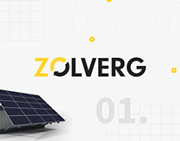 Corporate website for solar energy solutions provider