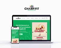 Landing Page Concept | Champ.Fit