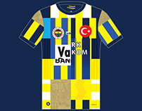 Fenerbahce Kit History, from 1907 to present