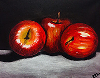 Still Life Painting: Apples