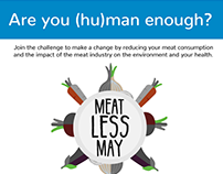 Meat Less May awareness campaign