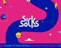 Sick Socks Branding + Illustrations