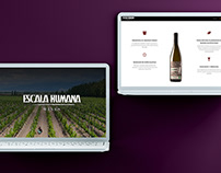 Escala Humana Wines - Website Design, UI & Development