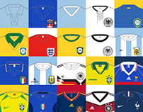 FIFA World Cup Winning Shirts / from 1930 to present