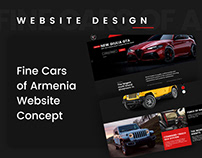 Fine Cars of Armenia web design