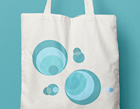 Turquoise Circles Bag