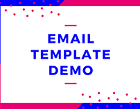 Email Template demo on wordpress website