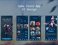 Game Store App UI Design
