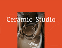 Landing page for Ceramic Studio