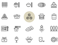 Asian Food Icons