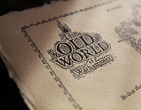 Hand printed Map – The Old World of Warhammer