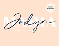 Jadyn Maria - Luxury Signature Font (Free Download)