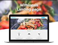 Withlocals Landing page. Become a Withlocals host
