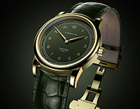 3D Renders of Corniche Heritage 40mm Limited Ed. Green