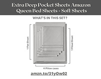 Extra Deep Pocket Sheets Amazon - Queen Bed Sheets