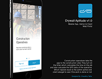 Drywall Aptitude Mobile App UI Design
