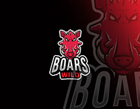 Boars Wild Esport Logo Template