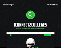 iConnect2Colleges - Web Application Design