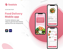 Foodsie - Food Delivery Mobile App - UI/UX design