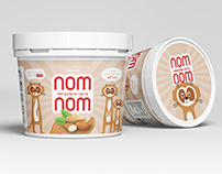 NomNom - packaging for peanut paste