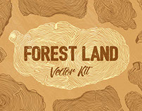 Forest Land Free Vector Kit