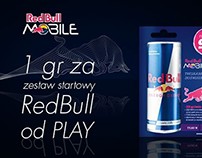 Mailing/banner promoting Red Bull Mobile