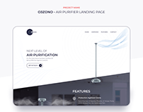 Icon3 - Air Purifier Landing Page - Web UI Design