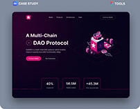 Cryptocurrency Landing Page Redesign-SubDAO