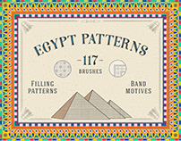 117 Egypt Patterns Brushes & Swatches
