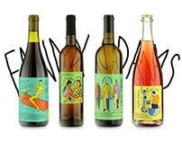 Label Design for Fanny Adams Wine