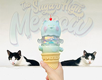 AKSOULMUCH - SugarHigh Meeeow Exciting Mint Cone