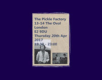 Oval Space London // event poster concept