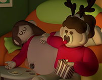 [3D Loop Animation] Cozy Christmas / Smiley Jo